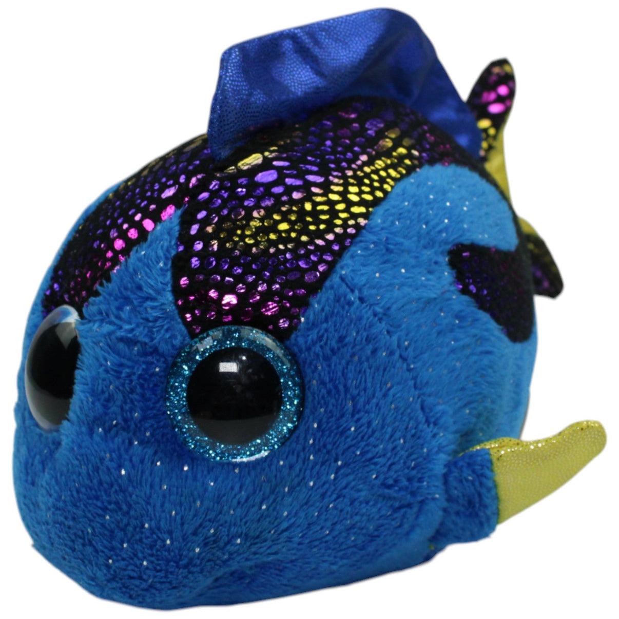 123000016362 TY Blauer Fisch Aqua Kuscheltier Kumpel Leo Gebraucht