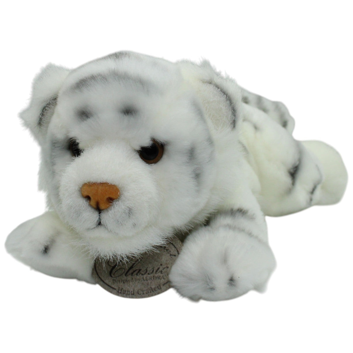 123000016387 Kuschelwuschel Classic, Weißer Tiger liegend Kuscheltier Kumpel Leo Gebraucht Raubkatze
