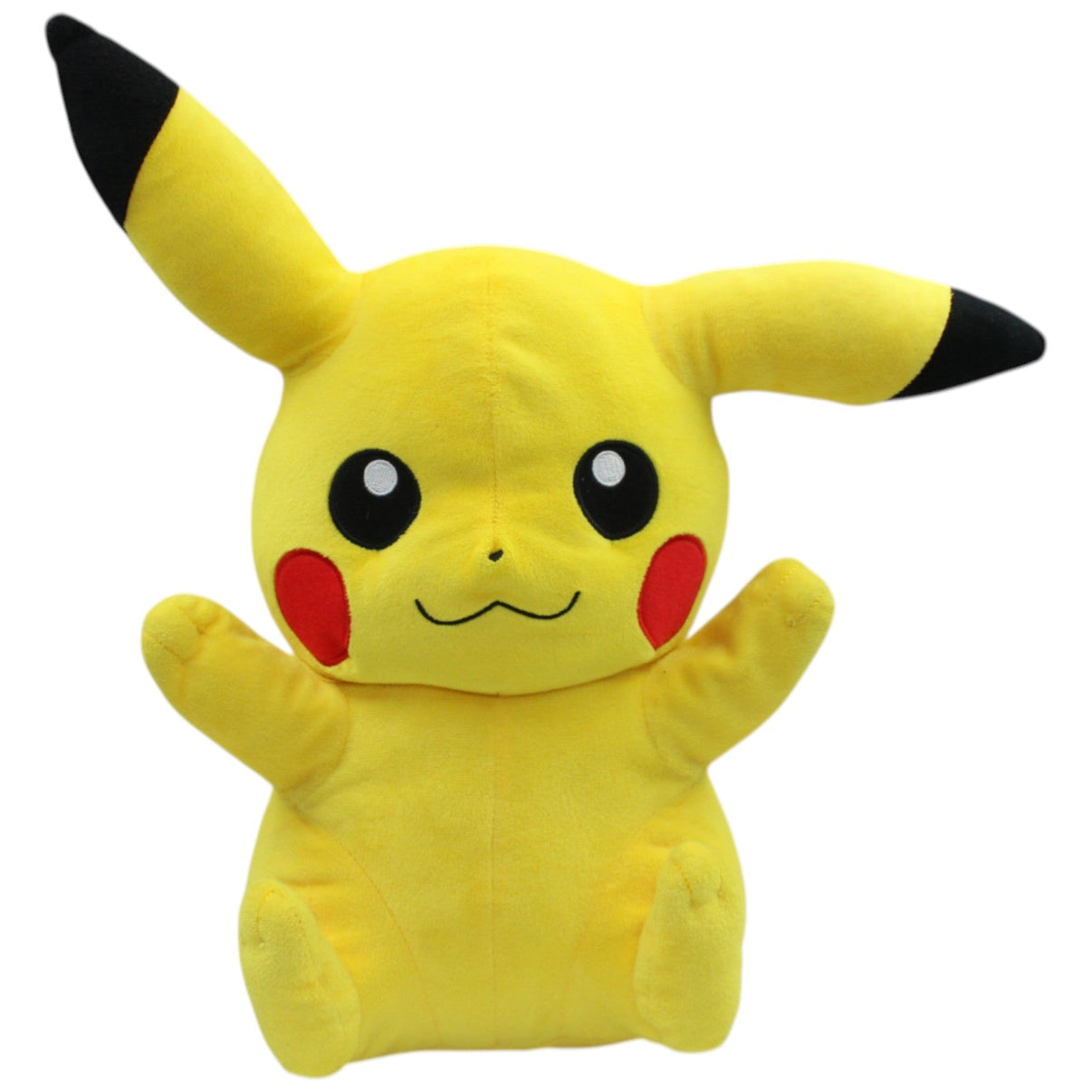 123000016480 TOMY XL Pikachu aus Pokémon, sitzend Plüschfigur Kumpel Leo Gebraucht