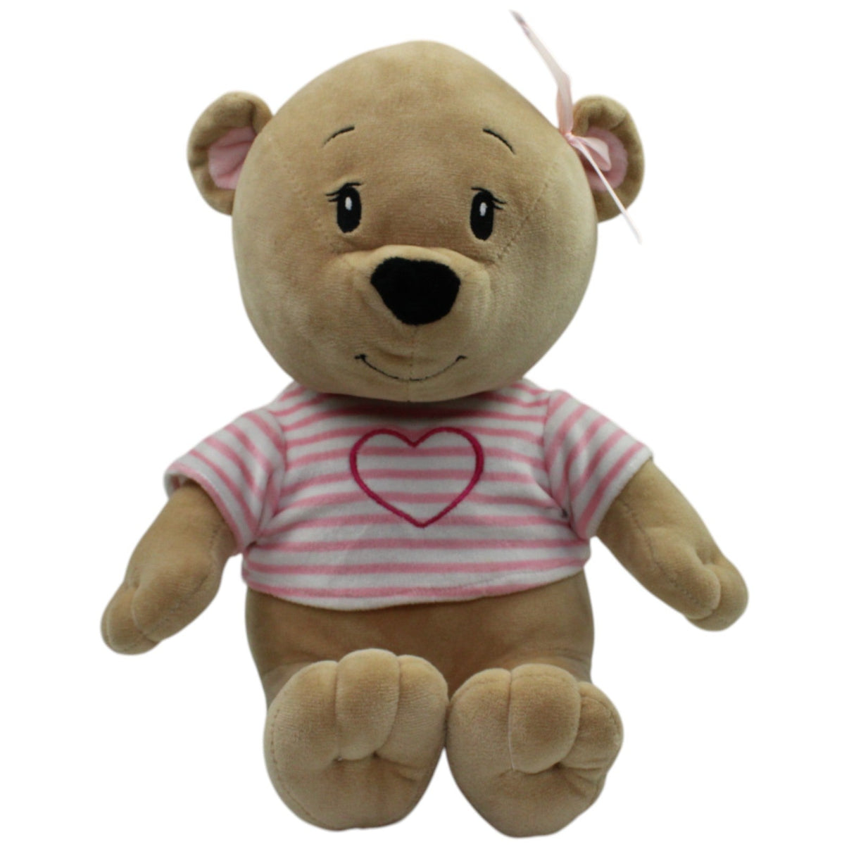 123000016509 Happy People Bärenmädchen mit Herz - Shirt, sitzend Kuscheltier Kumpel Leo Bär Gebraucht