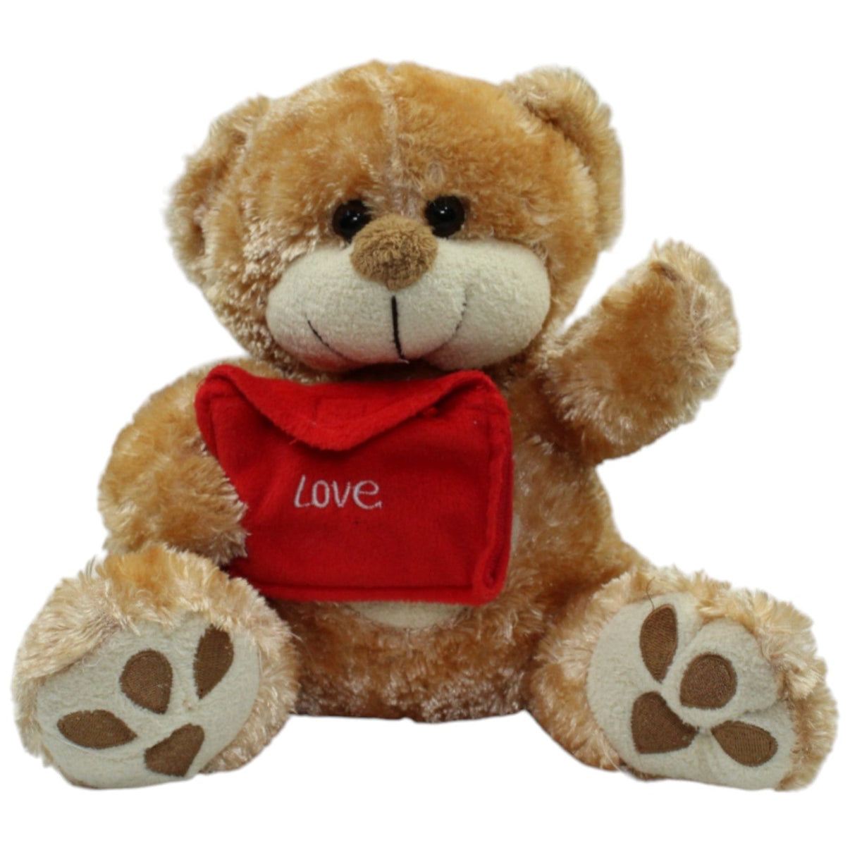 123000016523 TE - Importe Teddybär mit Briefumschlag "Love", sitzend Kuscheltier Kumpel Leo Gebraucht Teddy Teddybär