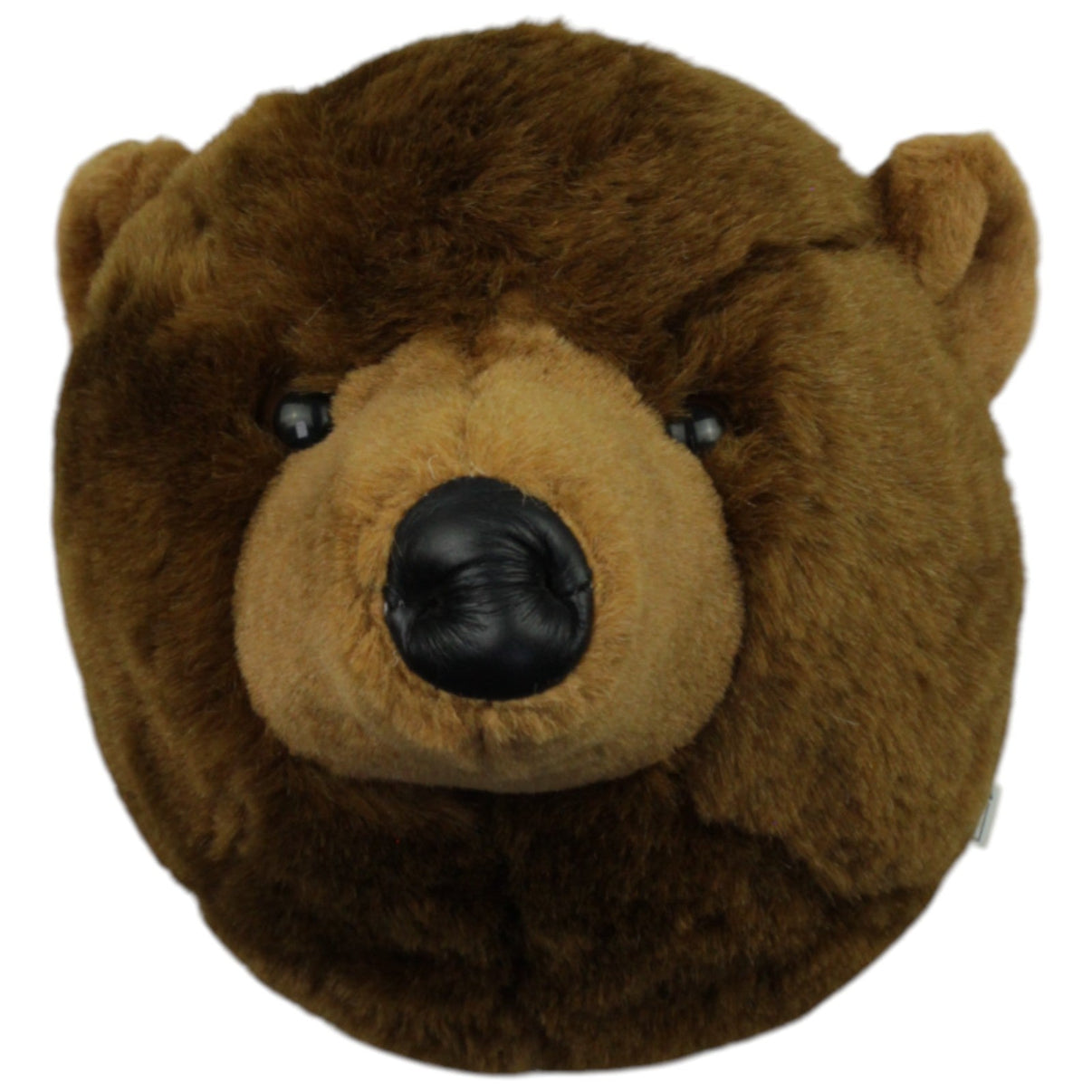 123000016586 Nanu - Nana Brauner Bären - Kopf zum Aufhängen Kuscheltier Kumpel Leo Gebraucht