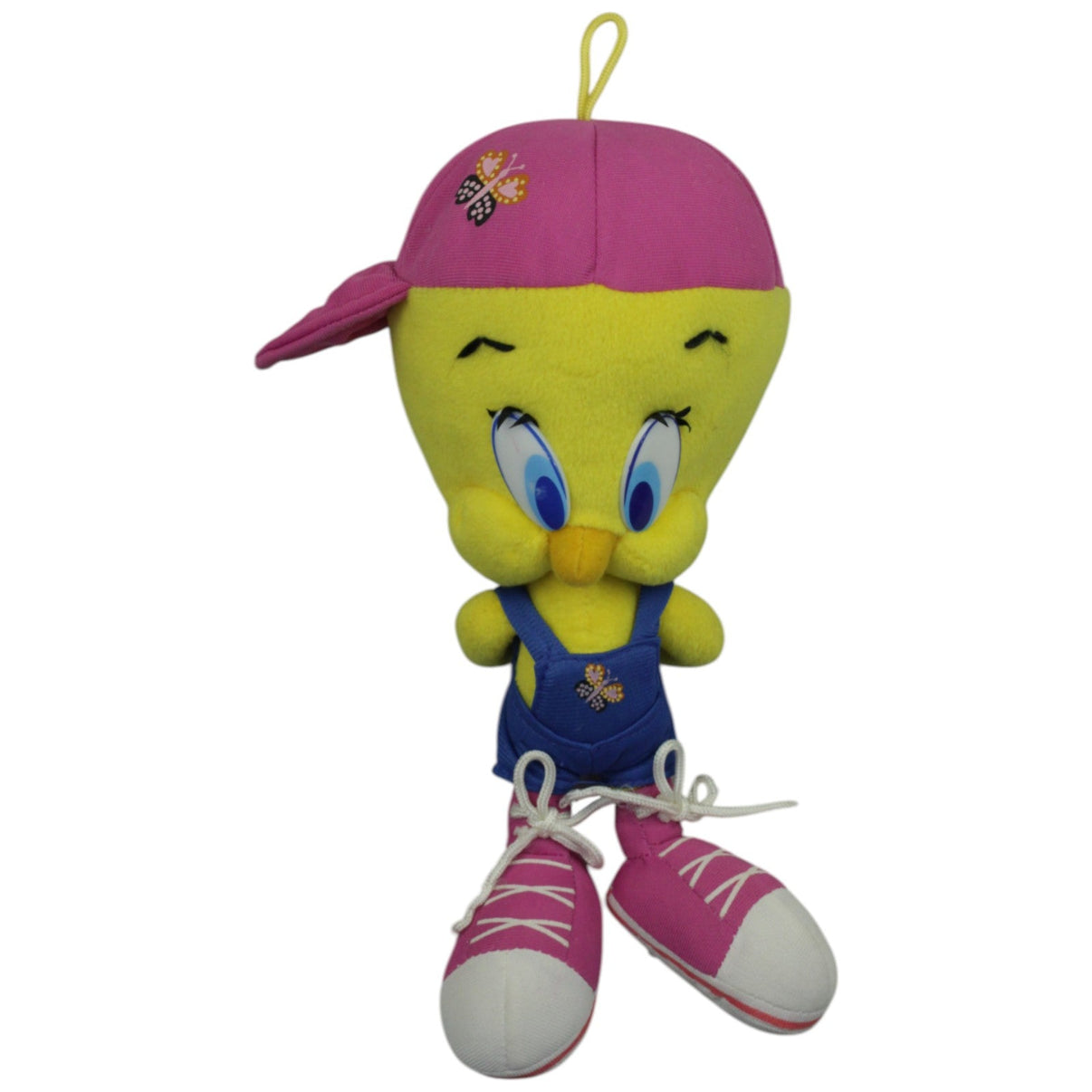 123000016591 Play by Play Looney Tunes, Tweety mit blauer Latzhose Kuscheltier Kumpel Leo Gebraucht Vogel