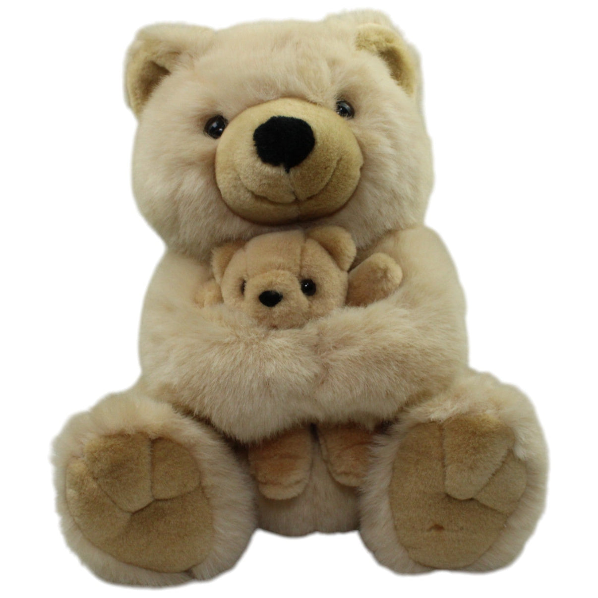 123000016616 Kuschelwuschel Bär mit Baby - Bär Kuscheltier Kumpel Leo Bär Gebraucht