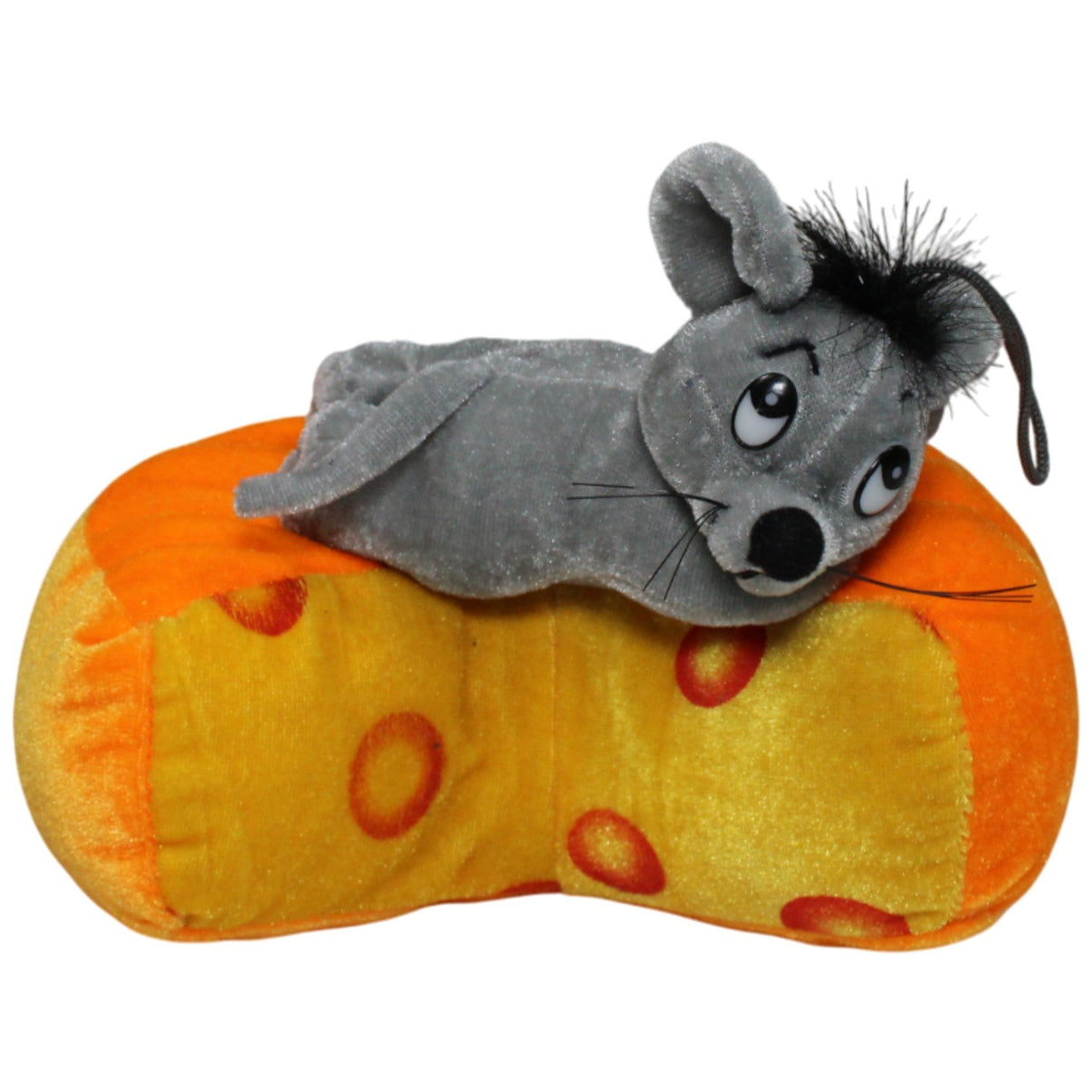 123000016796 Unbekannt Maus auf Käselaib Kuscheltier Kumpel Leo 19cm Gebraucht Gelb