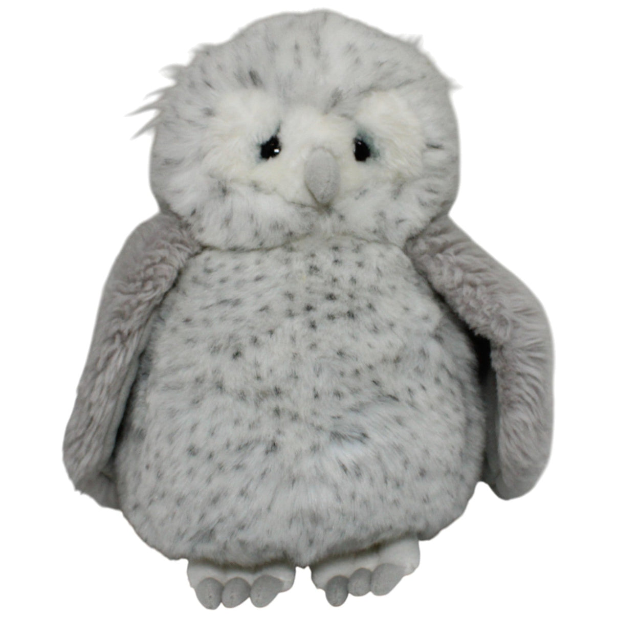 123000016801 Russ Berrie Schneeeule Oogles Kuscheltier Kumpel Leo 24cm Gebraucht Grau