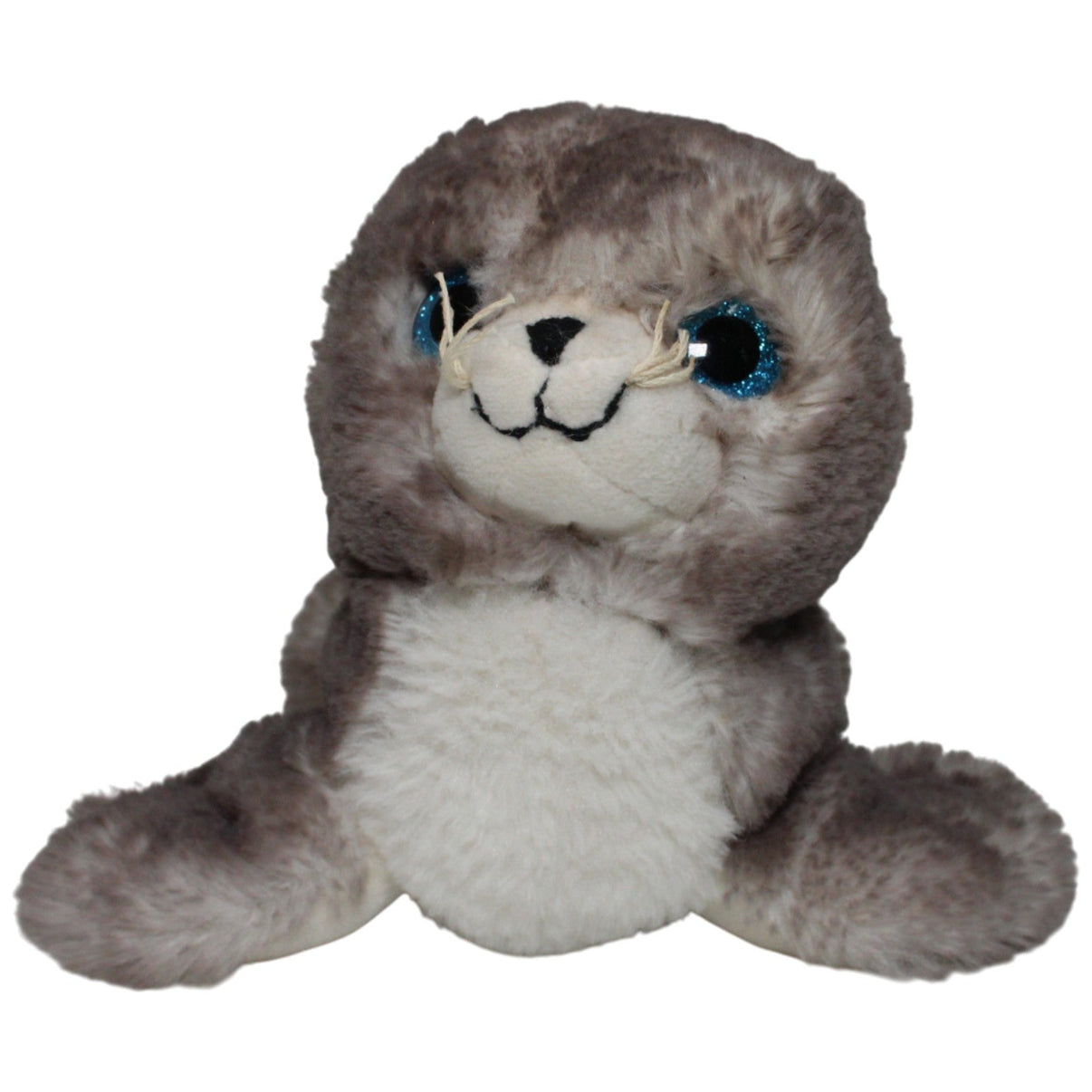 123000016803 Bright Ideas Company Süße graue Robbe Kuscheltier Kumpel Leo 20cm Gebraucht Grau