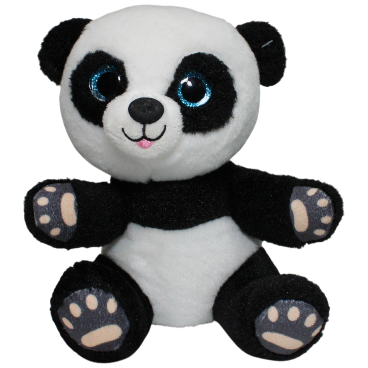 123000016807 Unbekannt Süßer Panda mit Glitzeraugen Kuscheltier Kumpel Leo 20cm Bär Gebraucht
