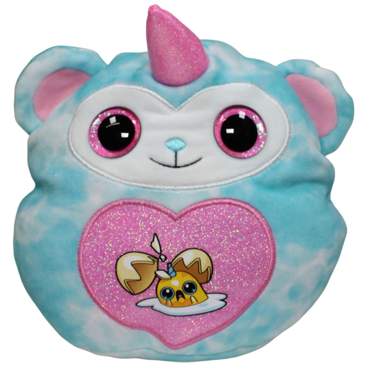 123000016809 Zuru Rainbocorns Eggzania, blauer Affe Kuscheltier Kumpel Leo 21cm Blau Einhorn