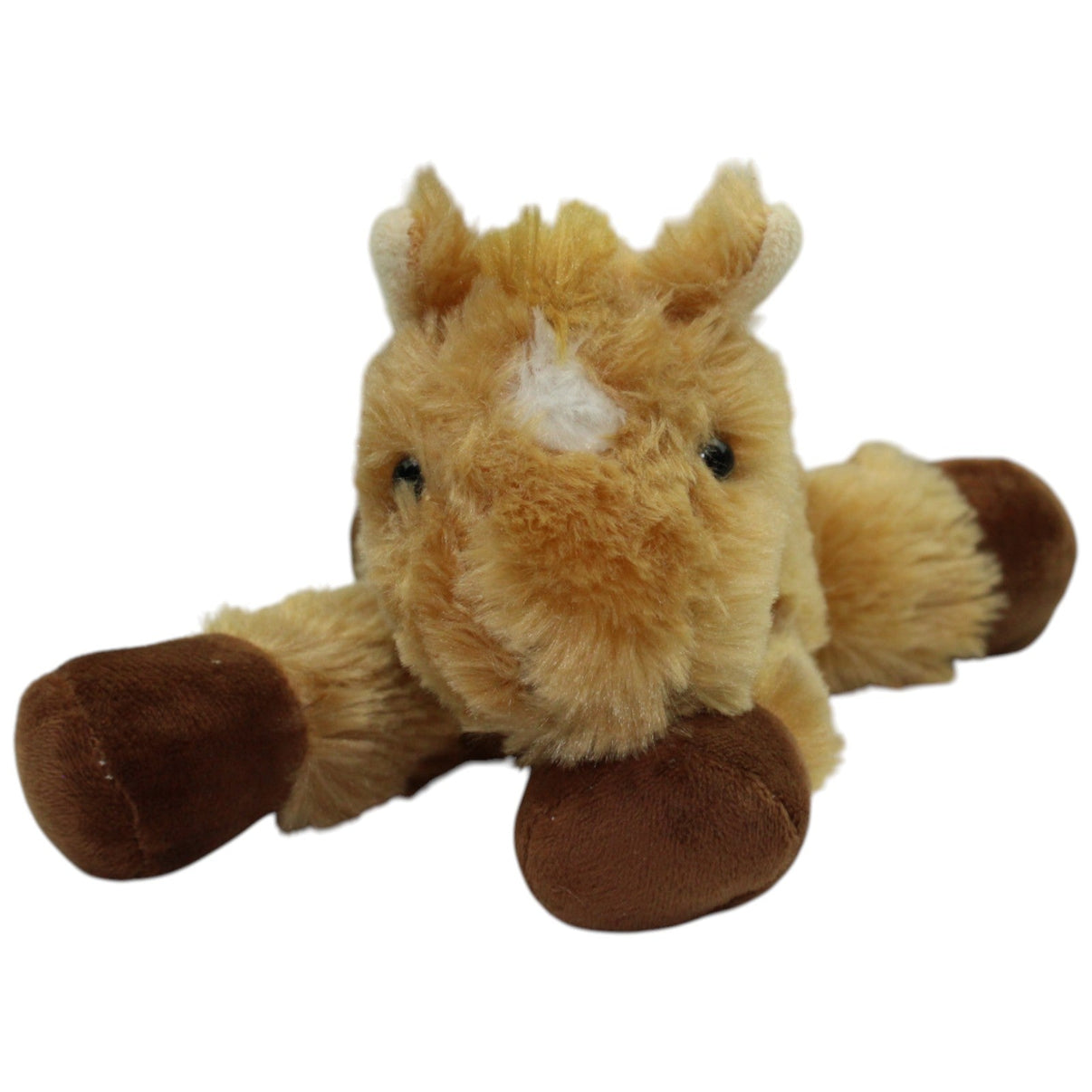 123000016830 Unbekannt Süßes braunes Pferd, liegend Kuscheltier Kumpel Leo 23cm Bauernhof Beige