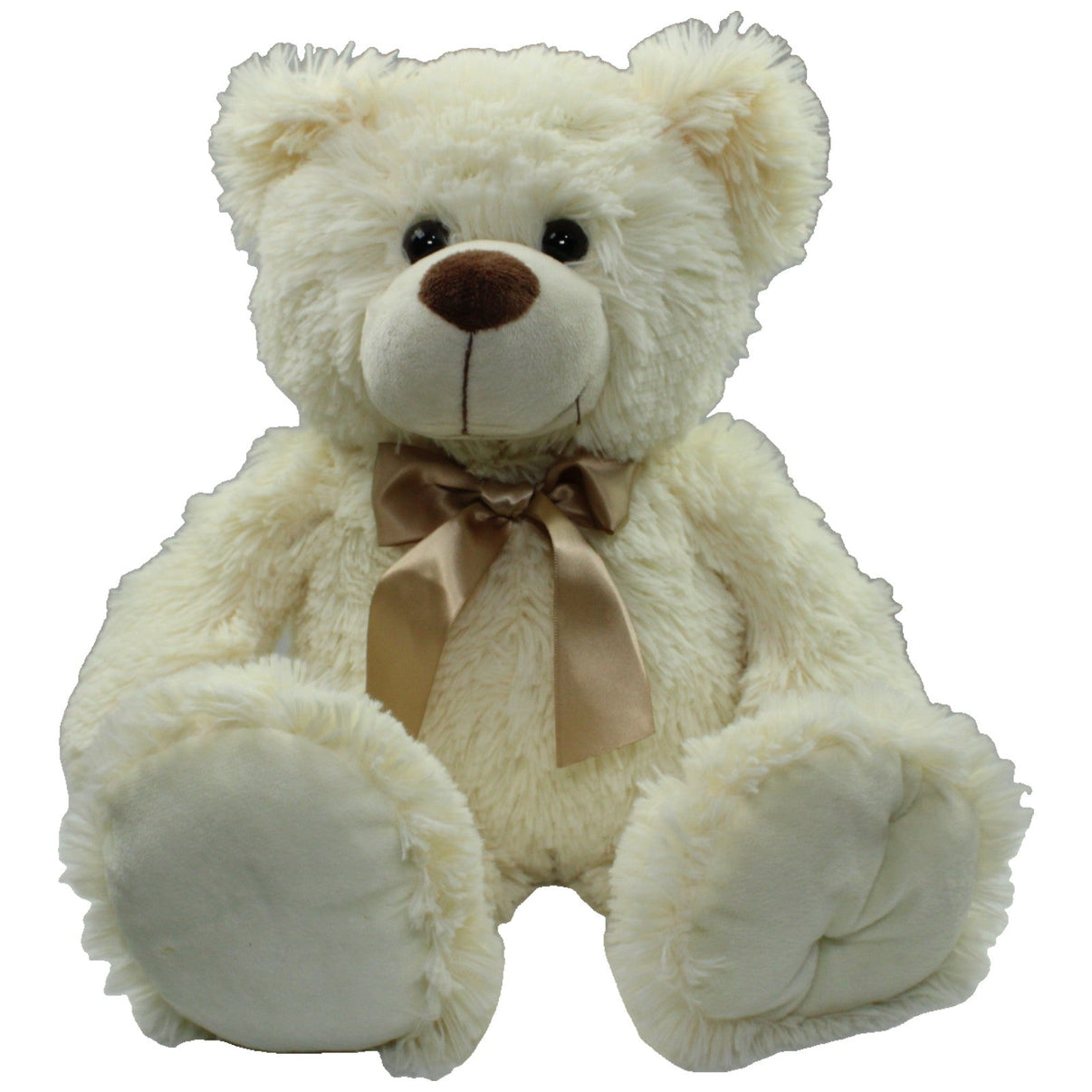 123000016834 Sunkid XL Teddybär mit Schleife, weiß Kuscheltier Kumpel Leo 50cm Gebraucht Kuscheltier