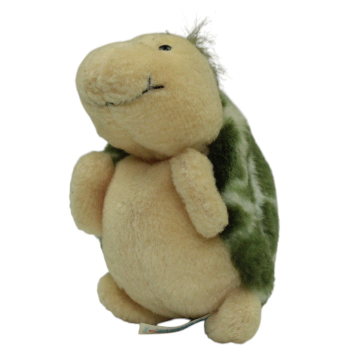 123000016837 NICI Grüne Schildkröte, mini Kuscheltier Kumpel Leo 9cm _Vintage_ Beige