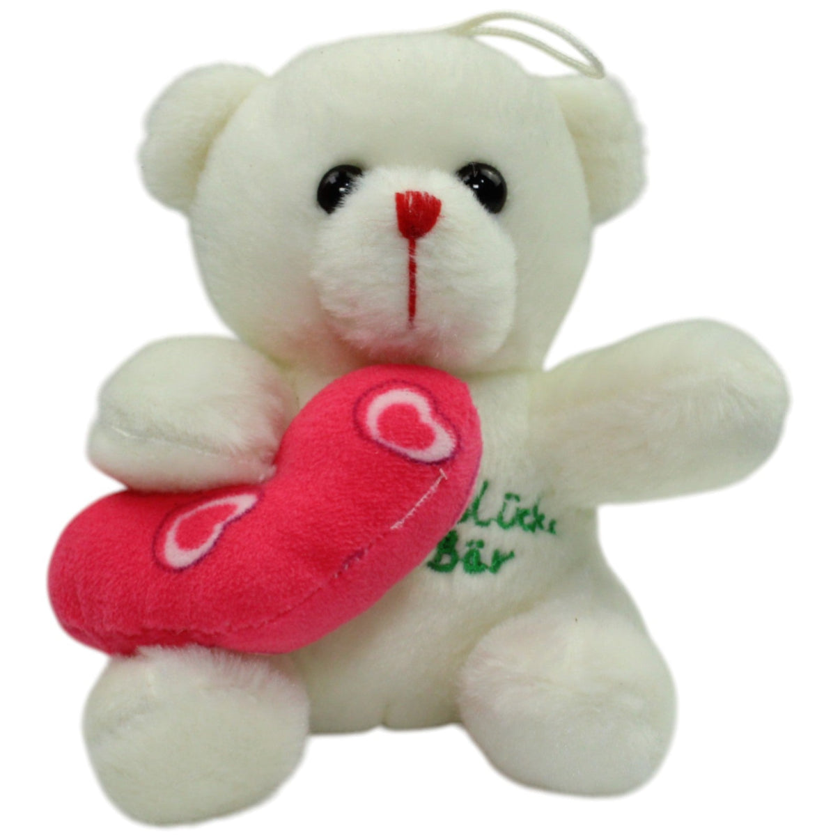 123000016838 GAG Glücks Bär mit pinkem Herz Kuscheltier Kumpel Leo 15cm Gebraucht Kuscheltier