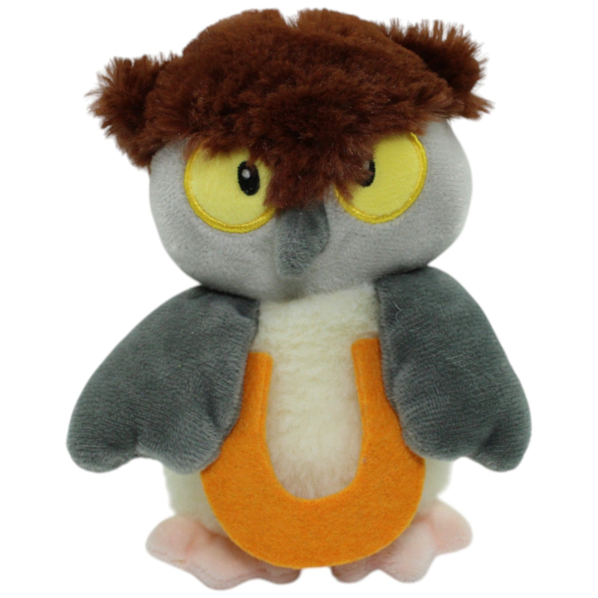 123000016842 Hachette Eule mit Buchstabe U Kuscheltier Kumpel Leo 15cm Braun Gebraucht