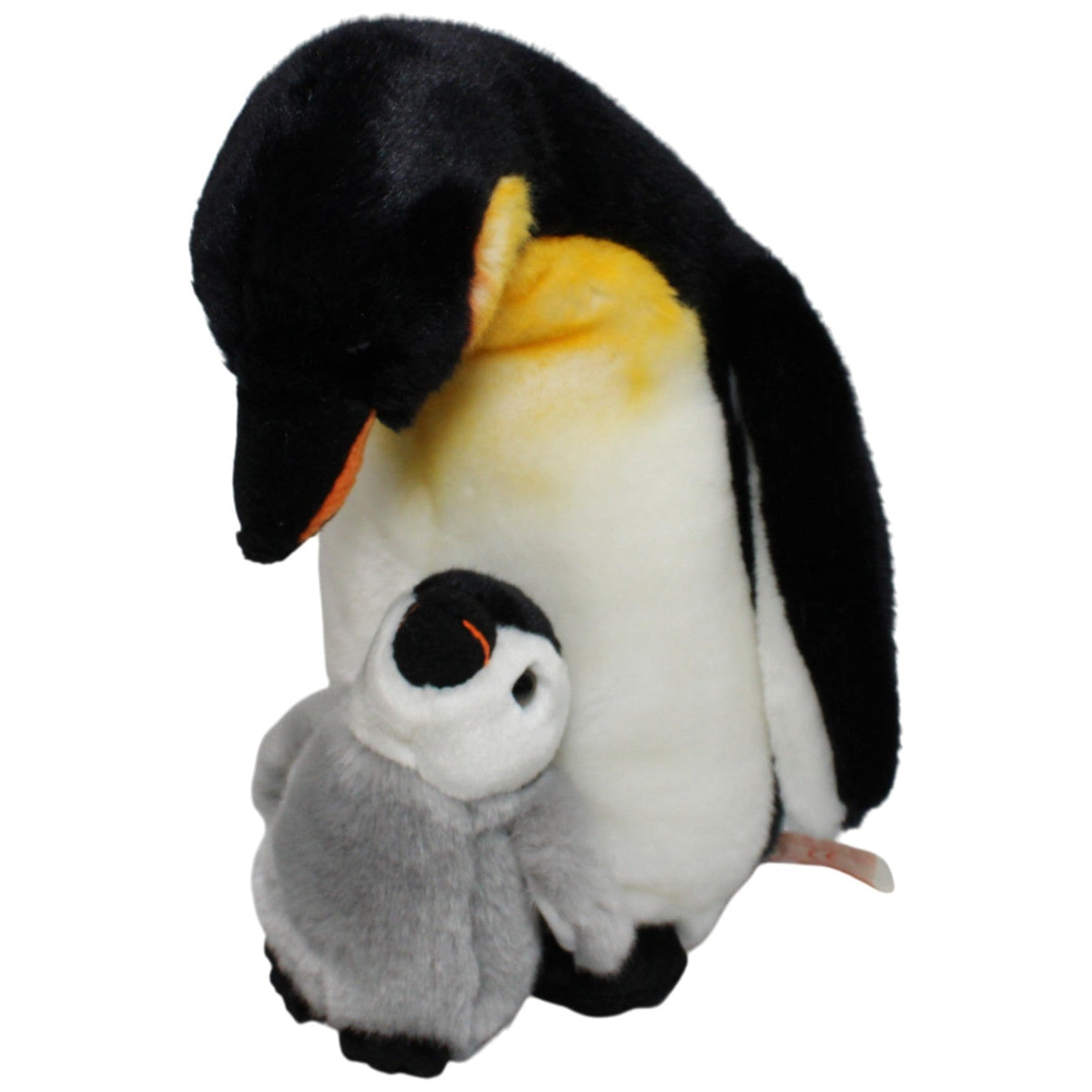 123000017252 Teddy - Hermann Hübscher Kaiserpinguin mit Baby Kuscheltier Kumpel Leo 12cm 25cm Gebraucht