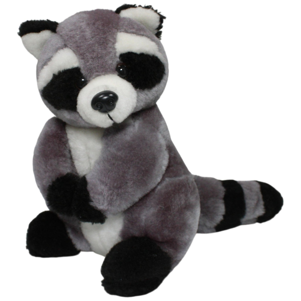 123000017254 Ramm Sparkasse, Süßer Waschbär Kuscheltier Kumpel Leo 23cm Gebraucht Grau