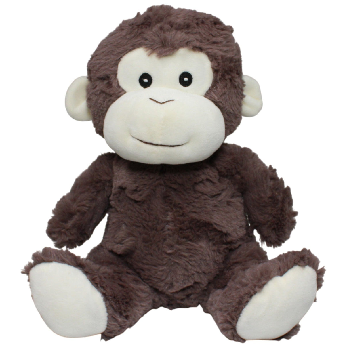 123000017313 KiK Süßer Affe, grau Kuscheltier Kumpel Leo 29cm Beige Gebraucht