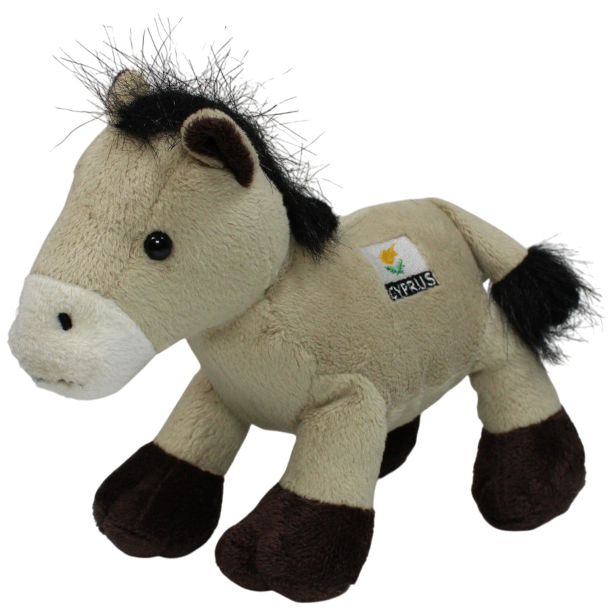 123000017361 Unbekannt Beiges Pferd aus Zypern "CYPRUS" Kuscheltier Kumpel Leo 20cm Beige Gebraucht