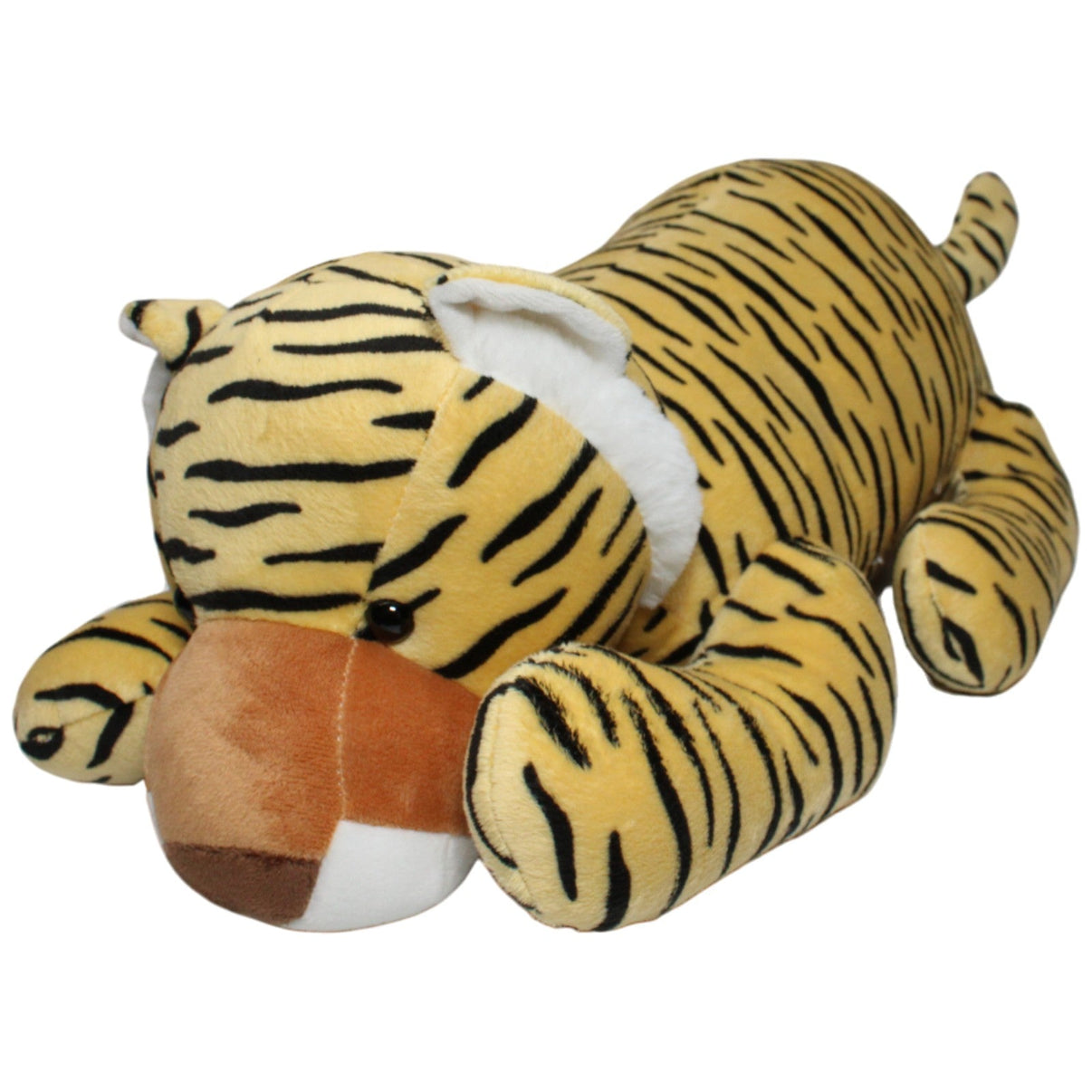 123000017374 Kaufland Kidland®, großer liegender Tiger Kuscheltier Kumpel Leo 45cm Beige Braun