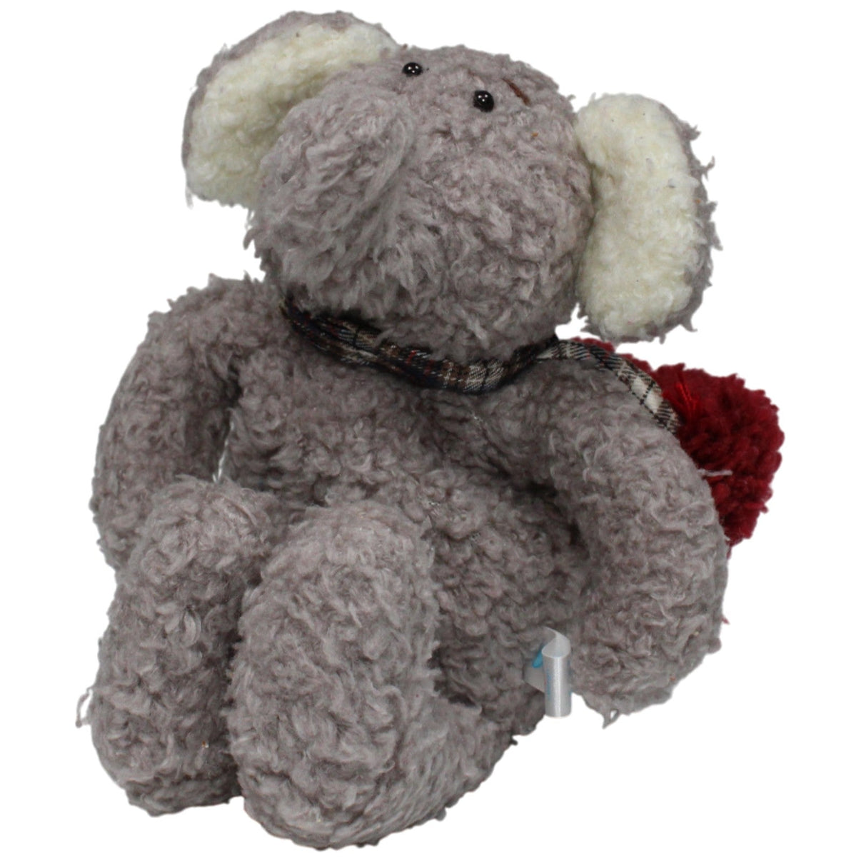 123000017395 NICI Zotteliger Elefant mit Schal Kuscheltier Kumpel Leo 22cm _Vintage_ Bär