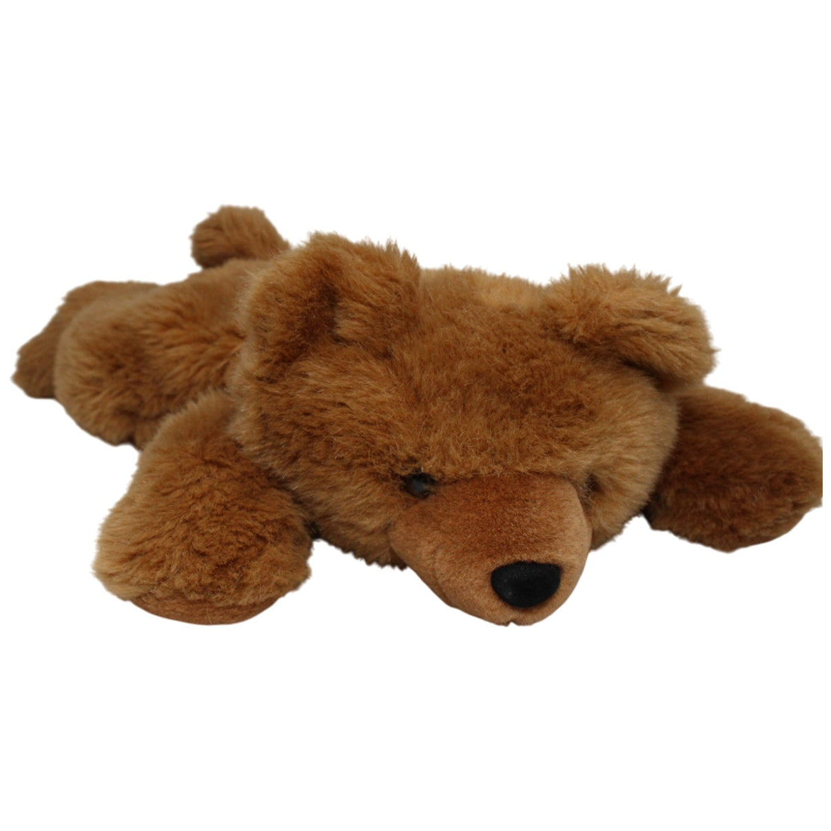 123000017409 Althans Club Weicher XL Bär, liegend Kuscheltier Kumpel Leo 40cm Braun Gebraucht