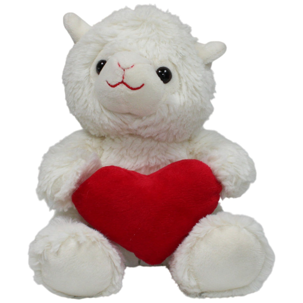 123000017432 Sunkid Weißes Lama mit Herz, sitzend Kuscheltier Kumpel Leo 20cm Alpaka Gebraucht