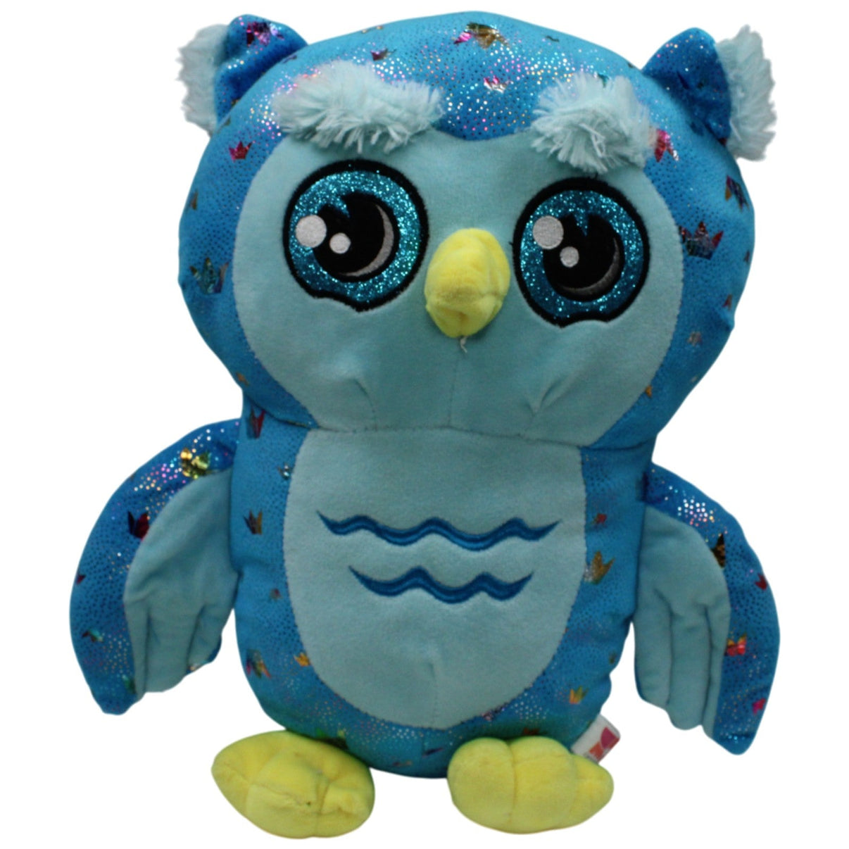 123000017452 Morgenroth Große Eule mit Glitzer, blau Kuscheltier Kumpel Leo 35cm Blau Gebraucht