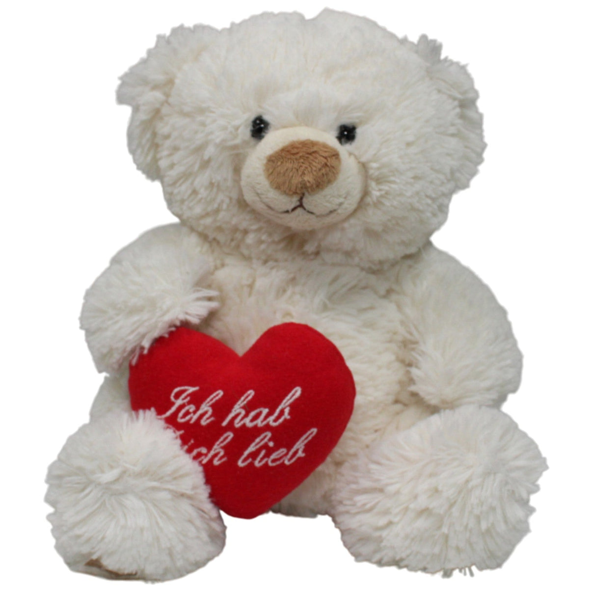 123000017459 Bob der Bär Eisbär mit Herz "Ich hab dich lieb" Kuscheltier Kumpel Leo 22cm Gebraucht Kuscheltier