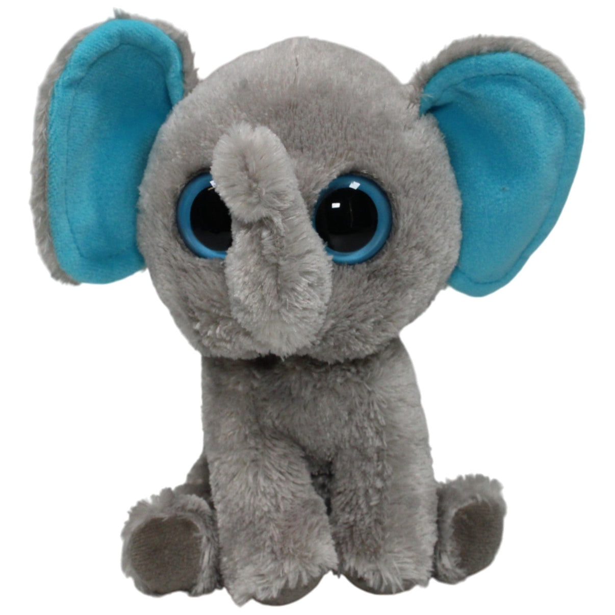 123000017541 TY Elefant klein Kuscheltier Kumpel Leo 18cm Blau Gebraucht