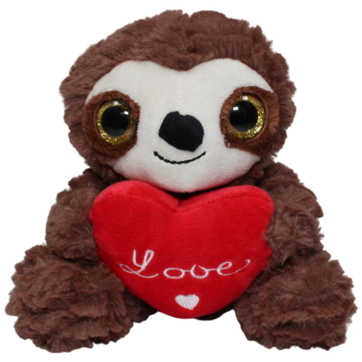123000017551 LIVARNO home Faultier mit Herz "Love" Kuscheltier Kumpel Leo 20cm Braun Gebraucht