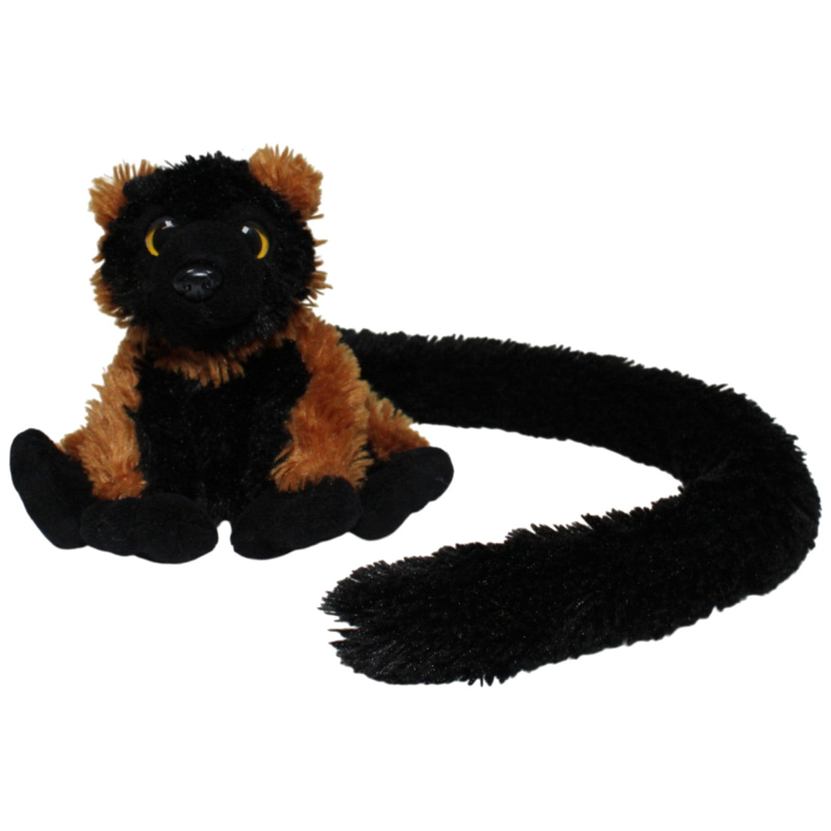 123000017585 Nature Planet Roter Vari, sitzend Kuscheltier Kumpel Leo 15cm Affe Braun