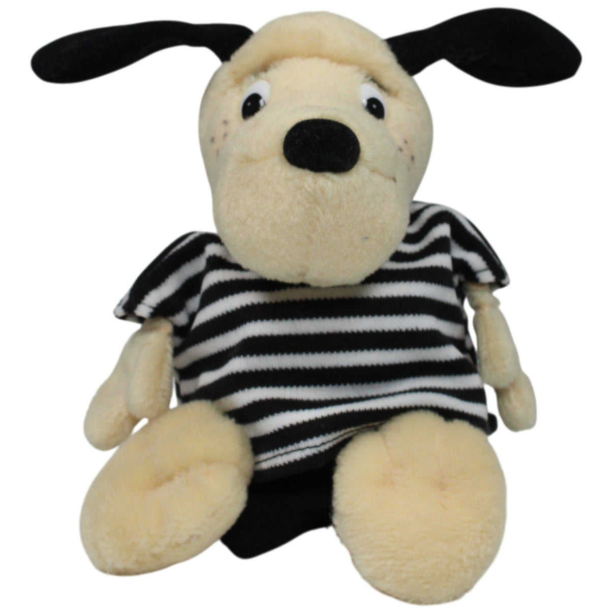 123000017588 Loewe Verlag Logli mit Shirt & Hose, klein Kuscheltier Kumpel Leo 15cm _Vintage_ Beige