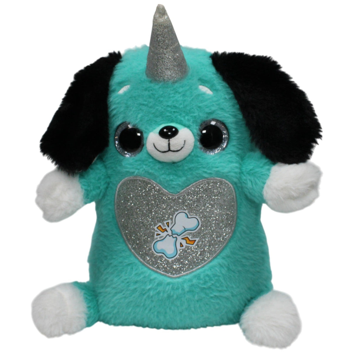 123000017666 Zuru Rainbocorns Puppycorn Rescue, türkiser Hund Kuscheltier Kumpel Leo 27cm Blau Fantasy