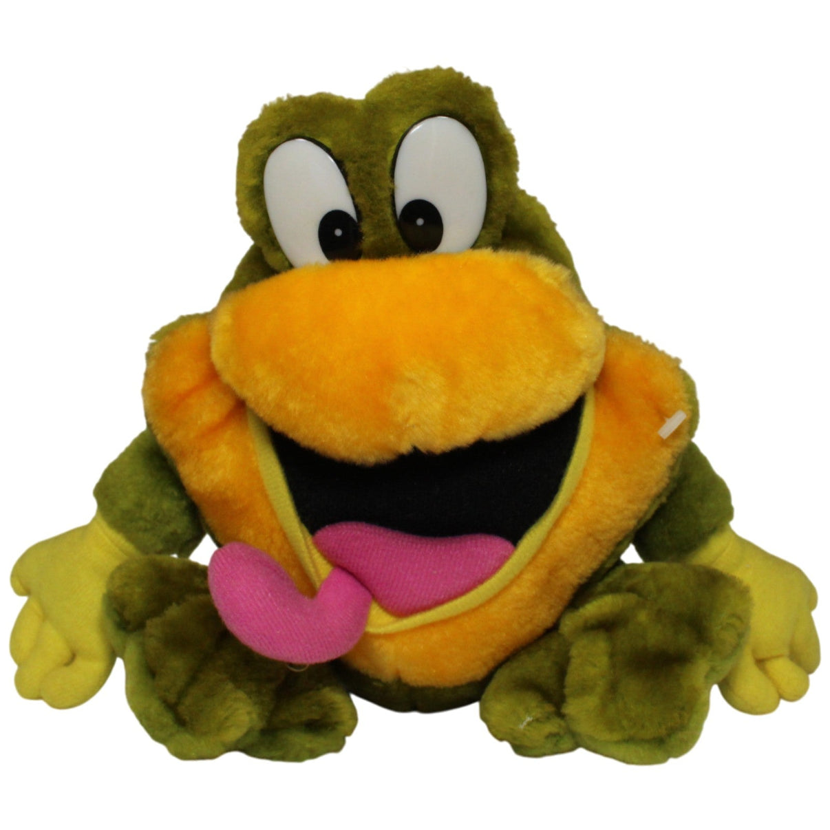 123000017684 Paul Import Lustiger Frosch Kuscheltier Kumpel Leo 20cm _Vintage_ Gebraucht