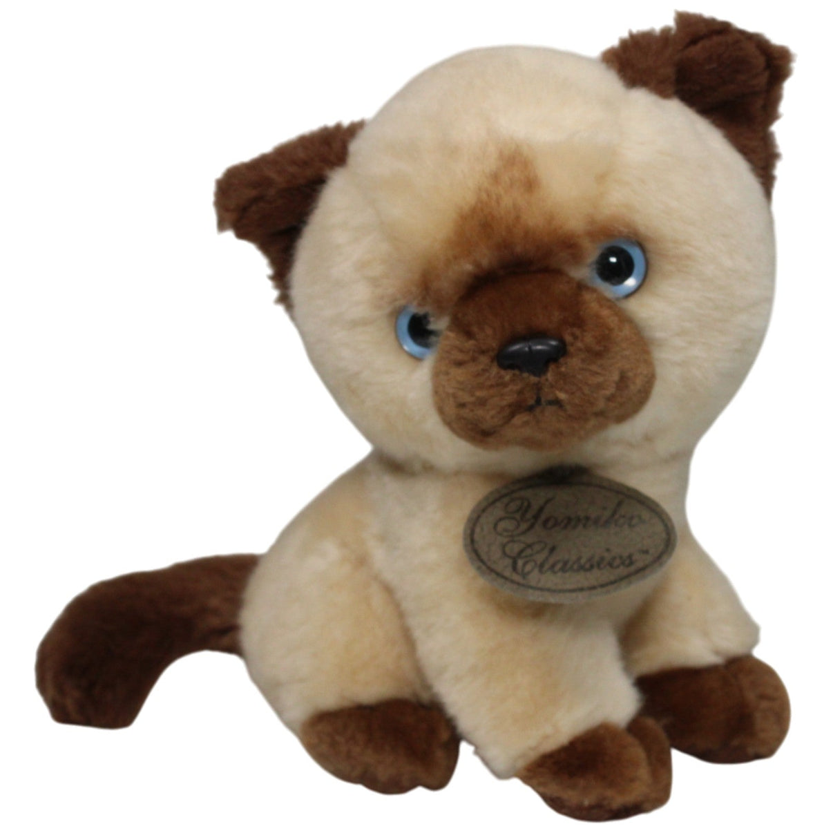123000017693 Russ Berrie Yomiko Classics, Siamkatze Kuscheltier Kumpel Leo 20cm Beige Braun