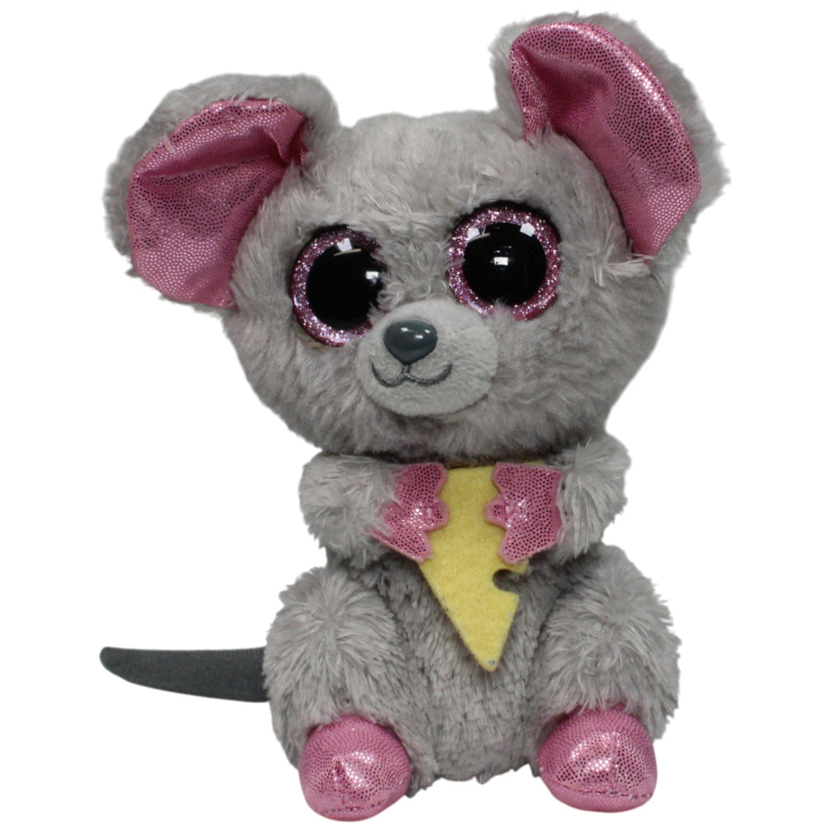 123000017714 TY Silk, Maus Squeaker mit Käse Kuscheltier Kumpel Leo 16cm 2022 Gebraucht