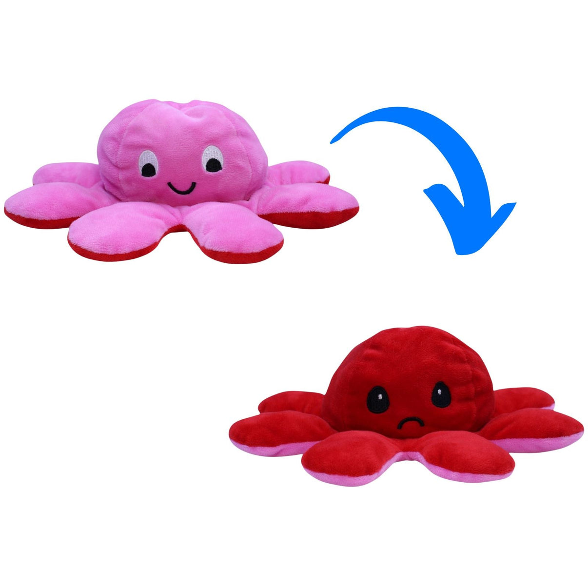 12310943 Sunkid Wendetier Oktopus pink/rot Kuscheltier Kumpel Leo Gebraucht Oktopus Tintenfisch