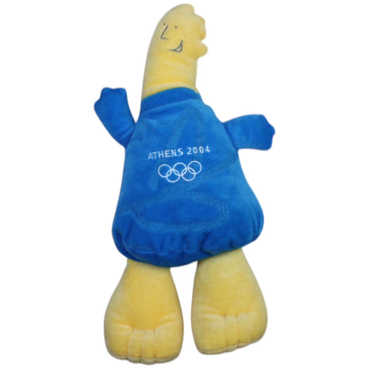 12311221 Unbekannt XL Maskottchen Phébus von den Olympische Winterspielen 2004 Plüschfigur Kumpel Leo Gebraucht Vintage