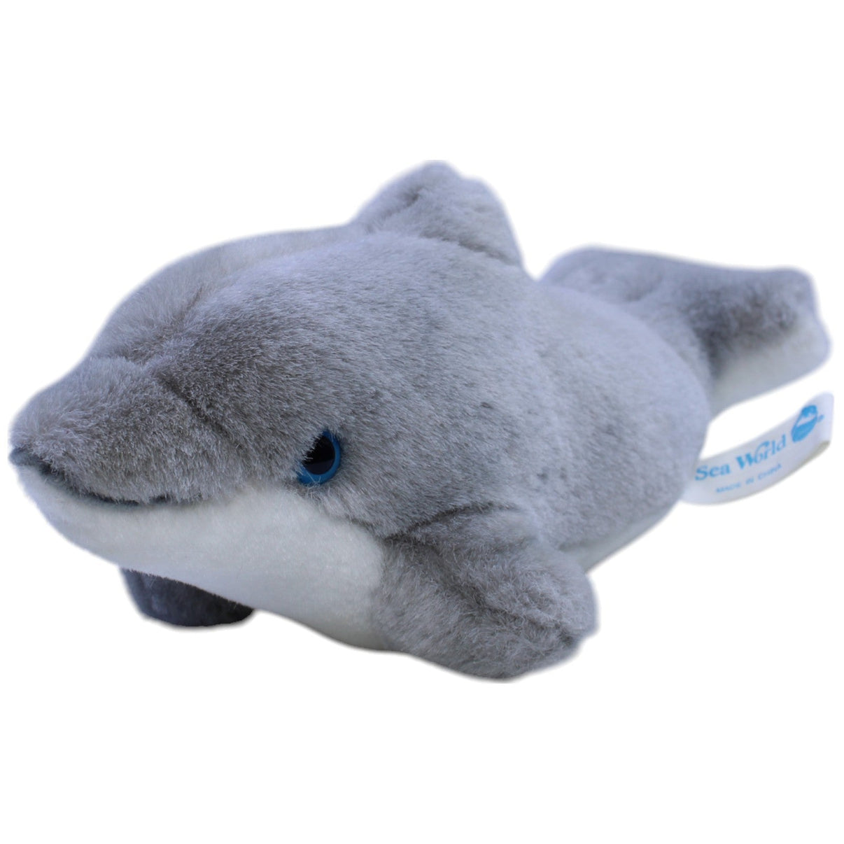 12311578 Sea World Delfin Kuscheltier Kumpel Leo Delphin Gebraucht Vintage