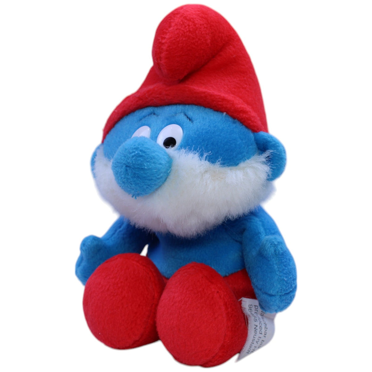 12311610 Heunec Papa Schlumpf aus Die Schlümpfe Plüschfigur Kumpel Leo Gebraucht Vintage