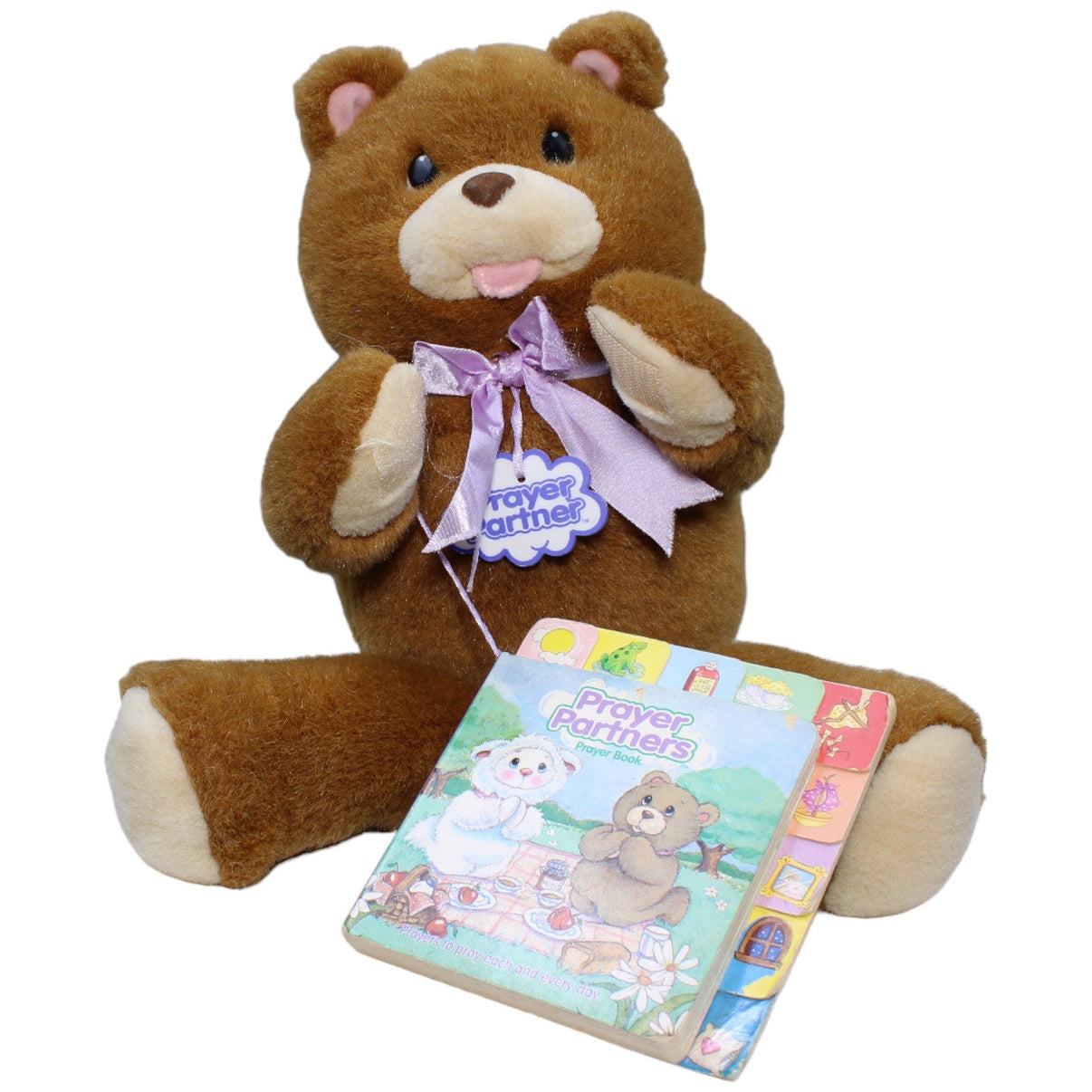 1235674 The Zondervan Corporation Vintage Prayer Partner Teddybär mit Prayer Book (Englisch) Kuscheltier Kumpel Leo Bär Gebraucht Teddy