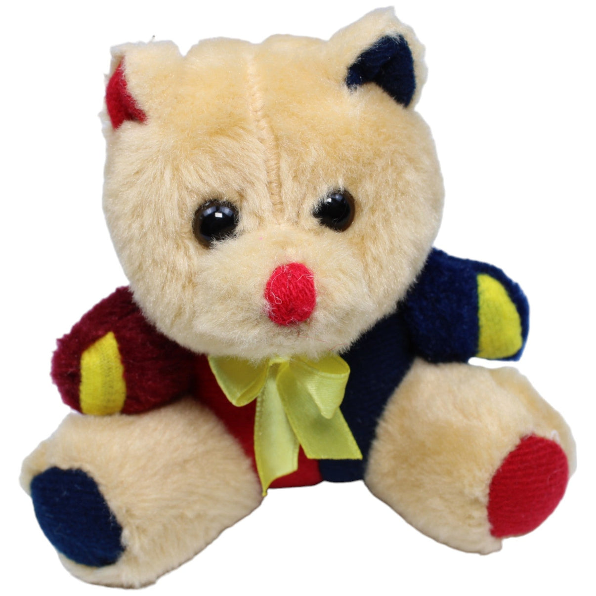 1235867 Eifa - Warenhandels GmbH Bunter Teddybär, klein Kuscheltier Kumpel Leo Bär Gebraucht Teddy
