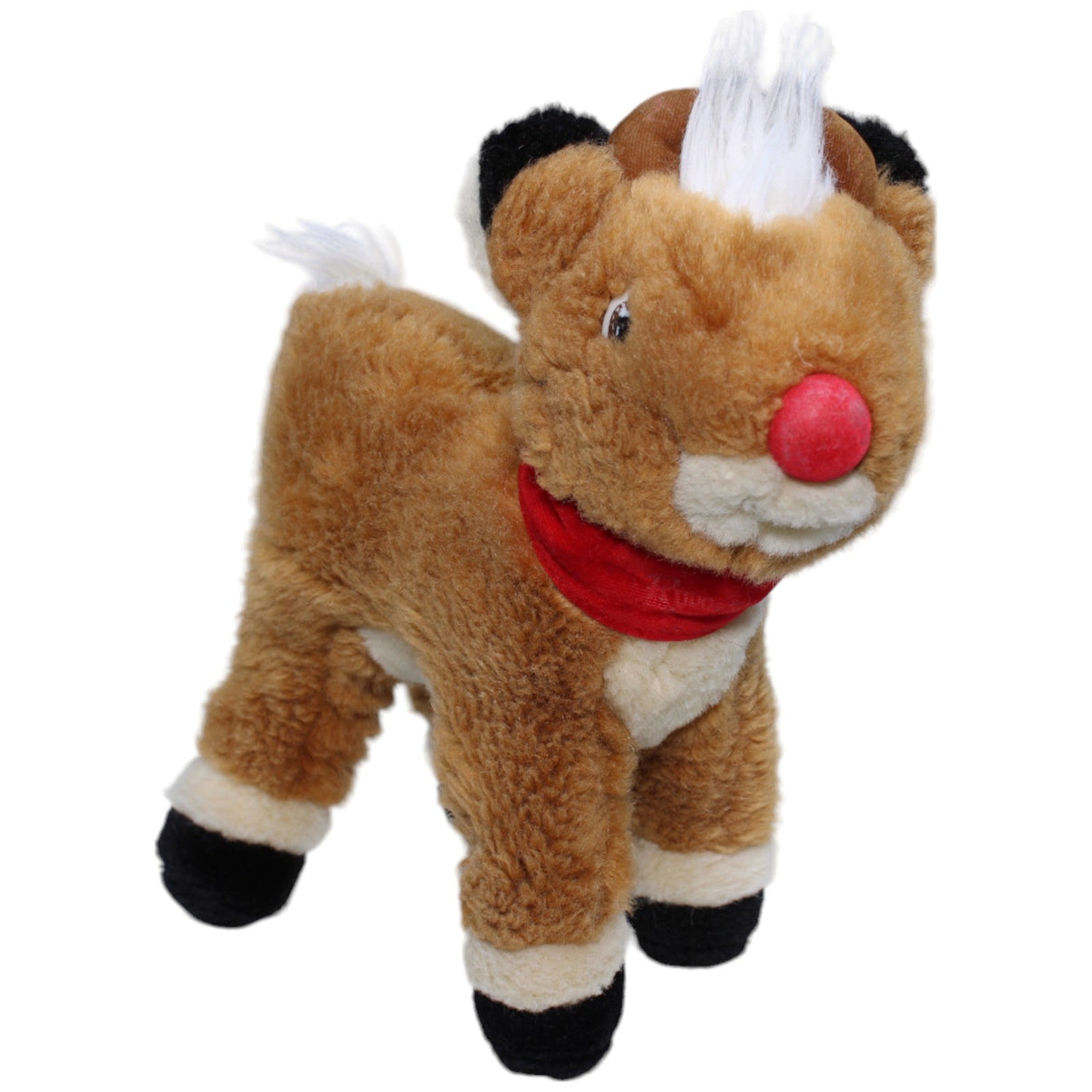 1235881 Tip Top Toys Vintage Rudolph mit der roten Nase Kuscheltier Kumpel Leo Gebraucht Rentier Retro