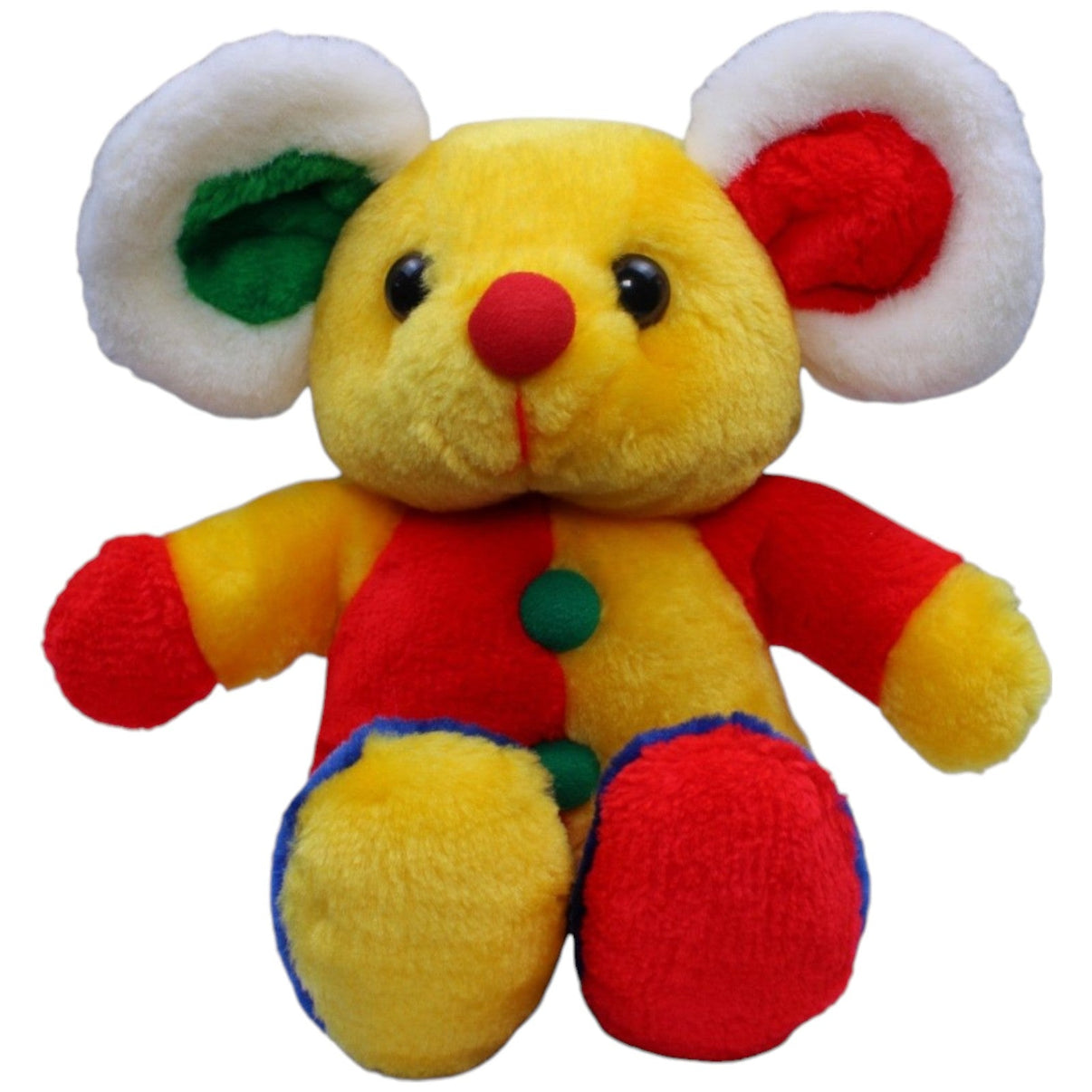 1237369 hutterer Shopping World Bunte Maus Kuscheltier Kumpel Leo Gebraucht Vintage