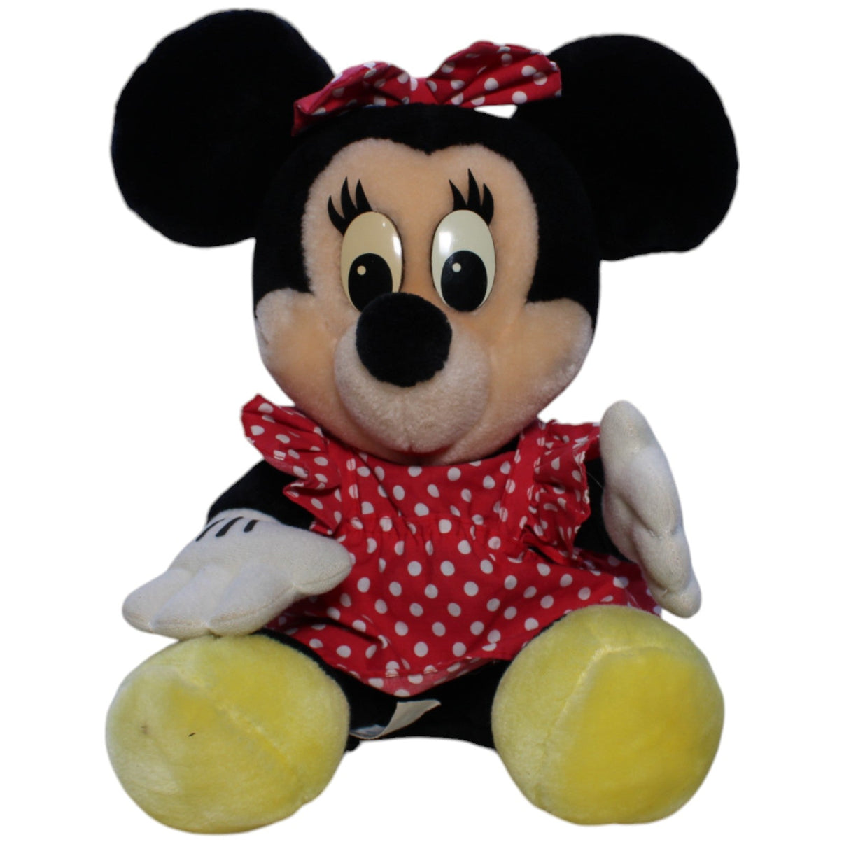 1238259 Disney Disneyland, Minnie Maus in rotem Kleid Kuscheltier Kumpel Leo Disney Gebraucht Vintage