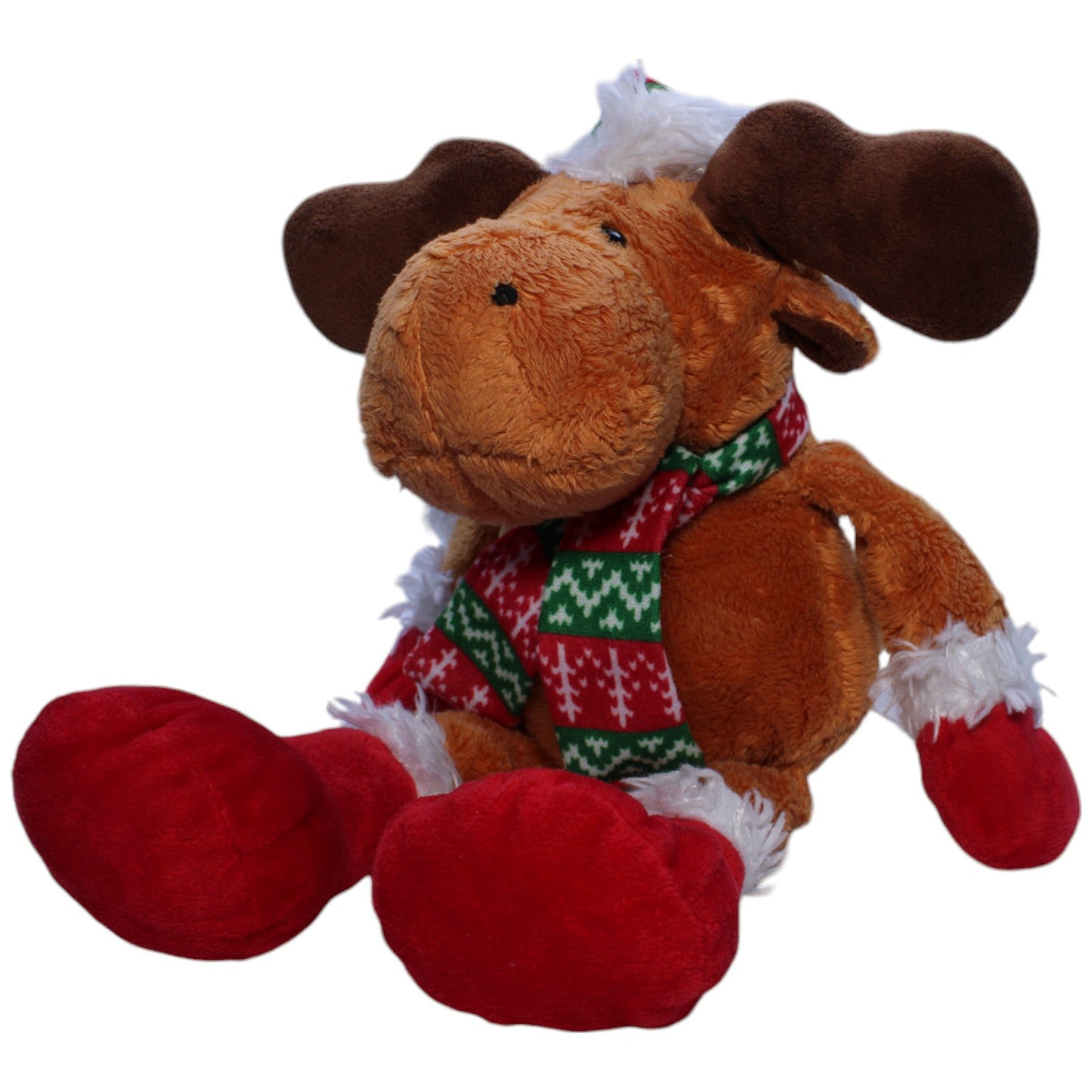 1238287 TEDI Kuschelfreund, Weihnachts - Elch Kuscheltier Kumpel Leo Gebraucht