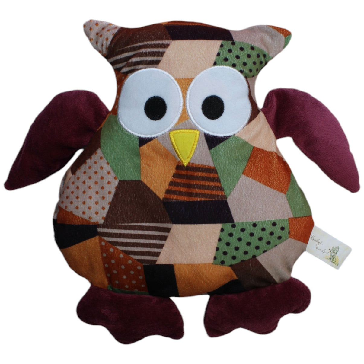 1238959 TEDI Kuschel - Freunde, Eule mit Muster Kuscheltier Kumpel Leo Gebraucht