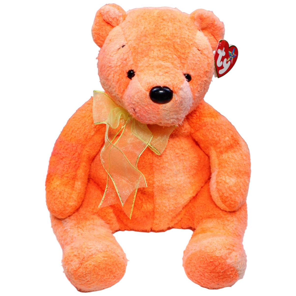 1231041 TY Vintage Buddy, Tangerine Kuscheltier Kumpel Leo Bär Gebraucht