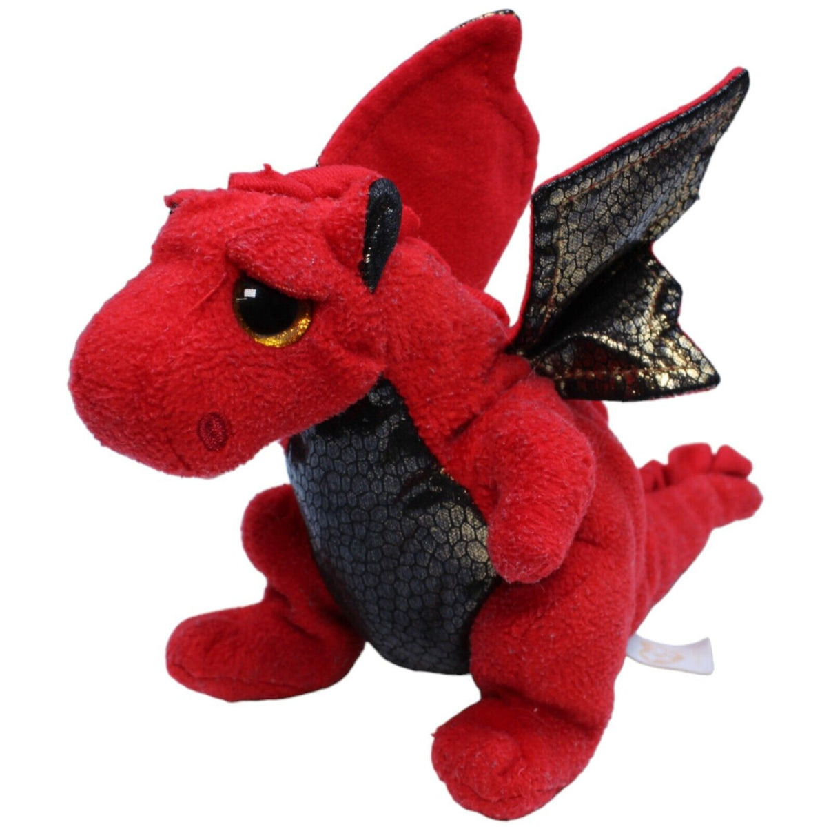 1231158 TY Vintage Drache rot, Legend Kuscheltier Kumpel Leo Gebraucht Glubschi