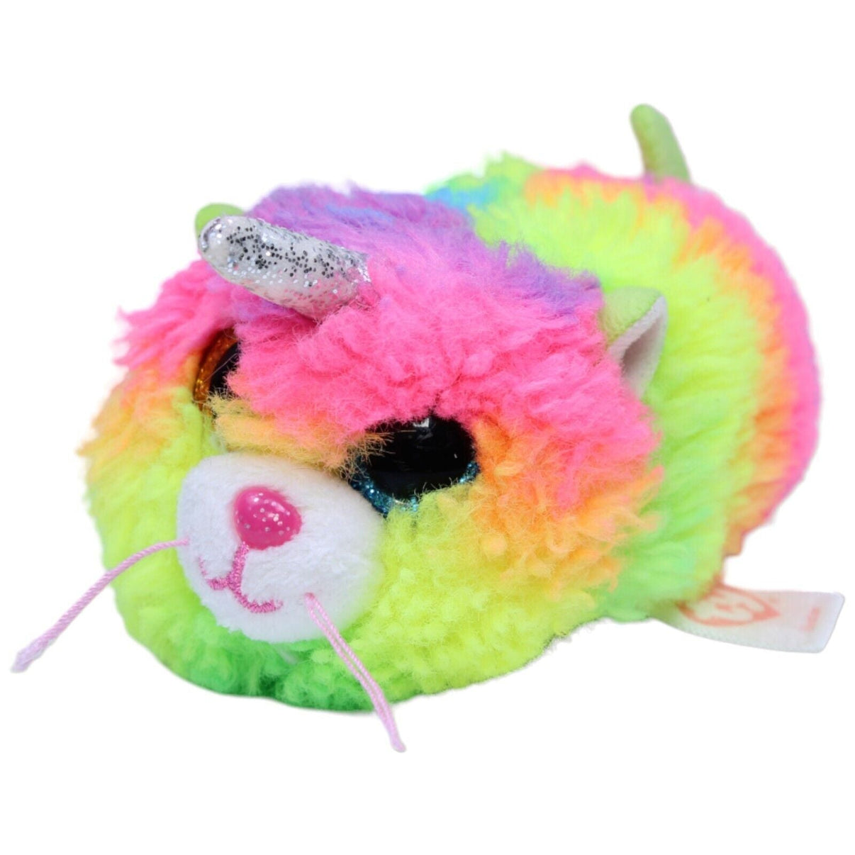 1231561 TY Einhorn-Katze, Heather Kuscheltier Kumpel Leo Gebraucht Glubschi